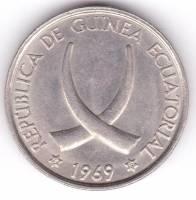 (№1969km2) Монета Экваториальная Гвинея 1969 год 5 Pesetas